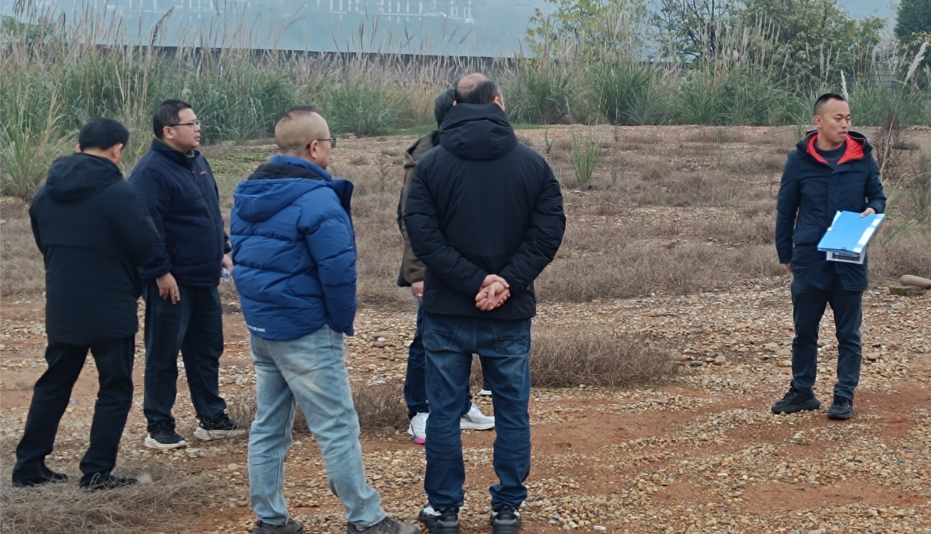 区农业农村委赴井口街道实地复核涉河遥感图斑问题
