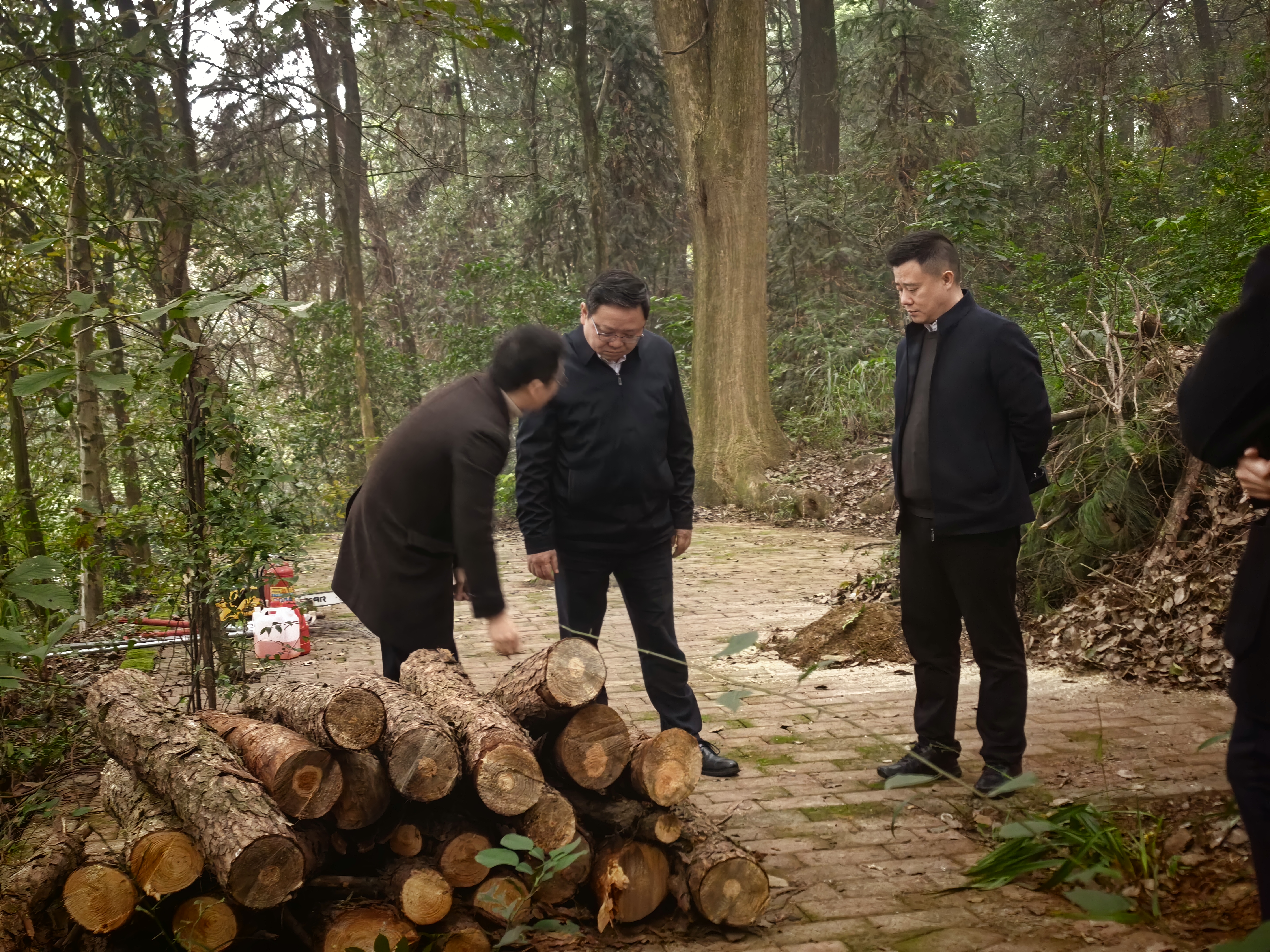 区政府区长检查年末岁尾安全生产工作