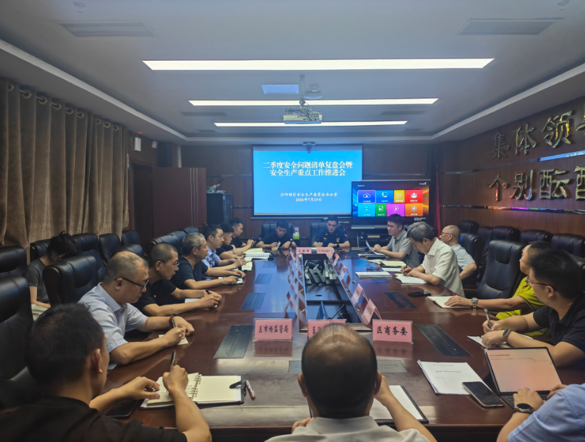 区安委办组织召开二季度“安全问题清单”复盘会暨重点工作推进会