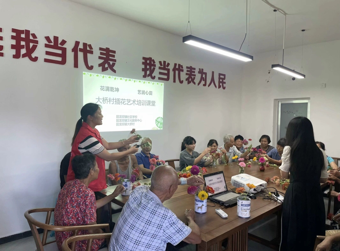 回龙坝镇：大桥村开展艺术培训活动